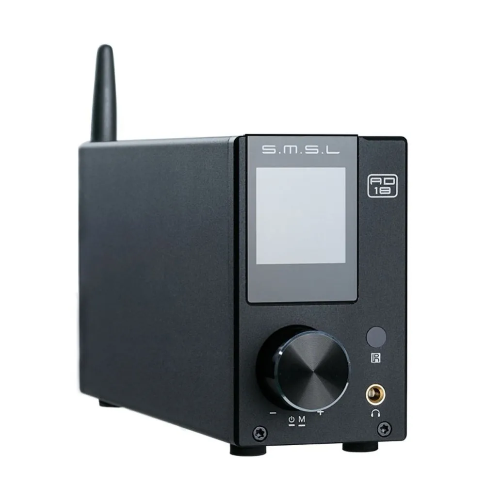 SMSL AD18 V3.1 80 Вт * 2 hi fi аудио стерео DSP полный цифровой усилитель мощности Bluetooth 4 Apt X USB