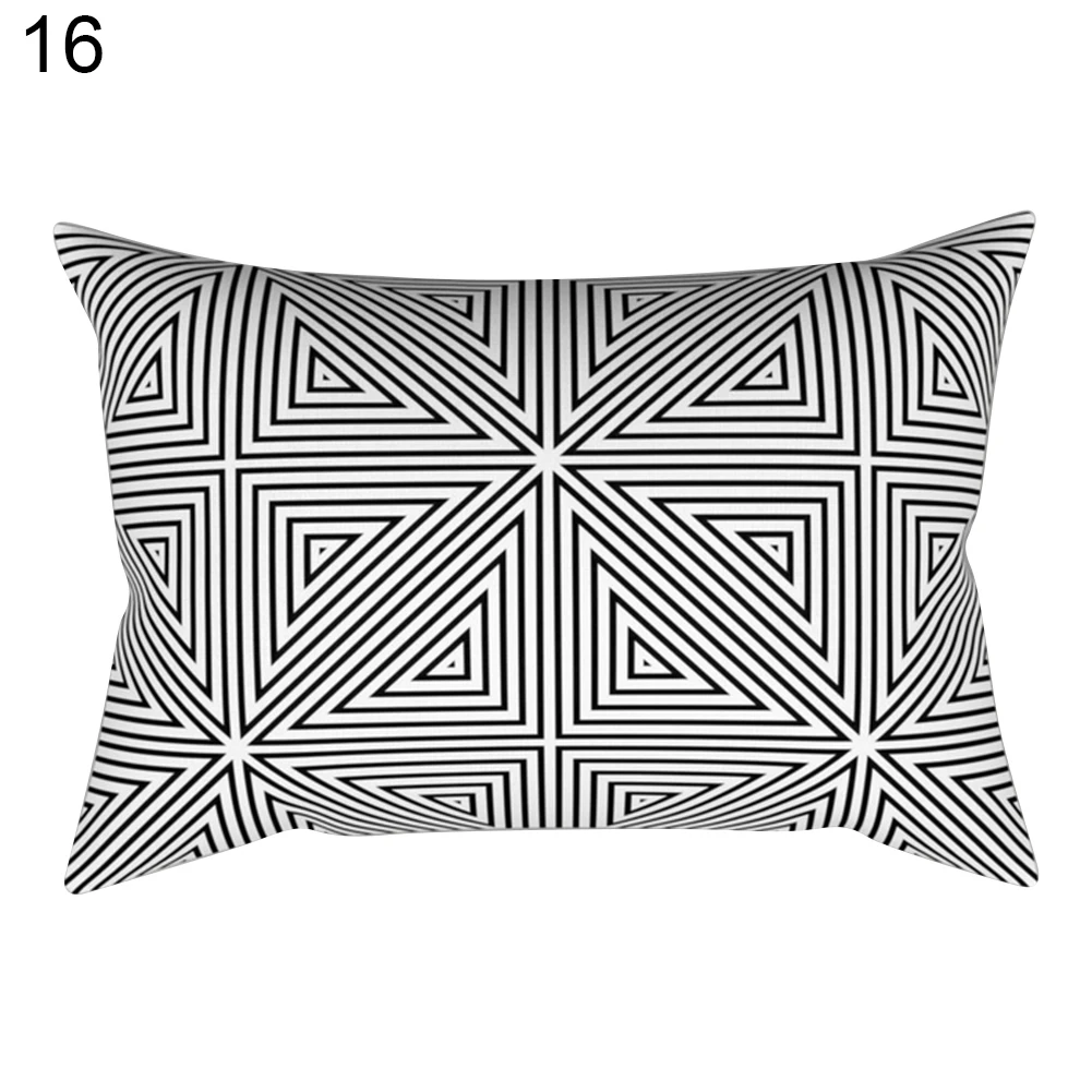 Простая Подушка с геометрическим рисунком наволочка для дома|cushions throws|geometry