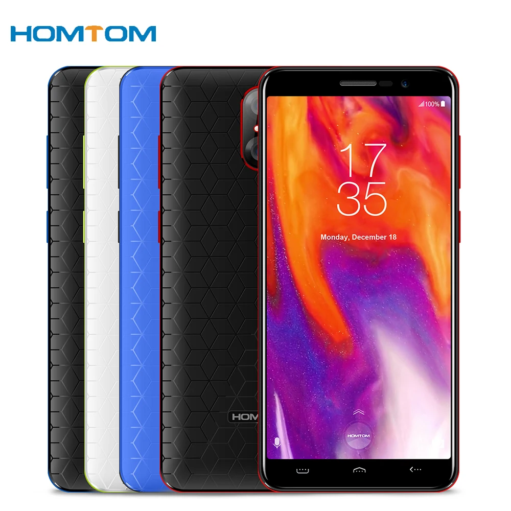 HOMTOM S12 смартфон 5 0 дюймов 18:9 полный Дисплей 2750 мАч 1 ГБ + 8 MTK6580 4 ядра Android 6 8MP 2MP сзади