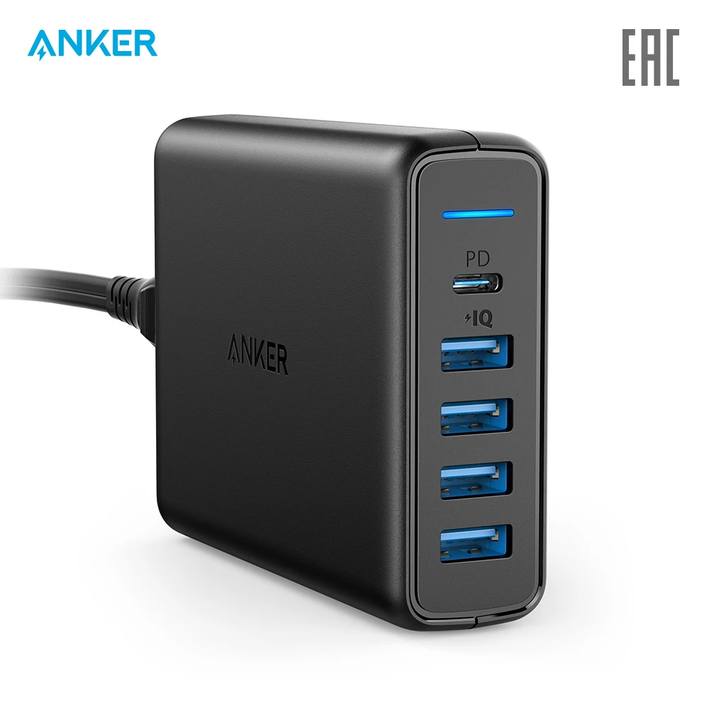 Сетевое зарядное устройство Anker PowerPort Speed PD 5 Ports официальная гарантия быстрая