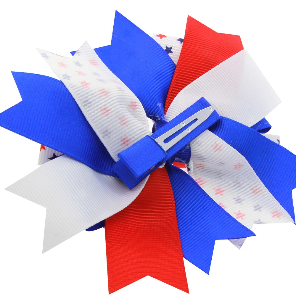 

20pcs Free shipping Hairbows Unlimited Chevron Double Tied Bow Assortment School Hairbow