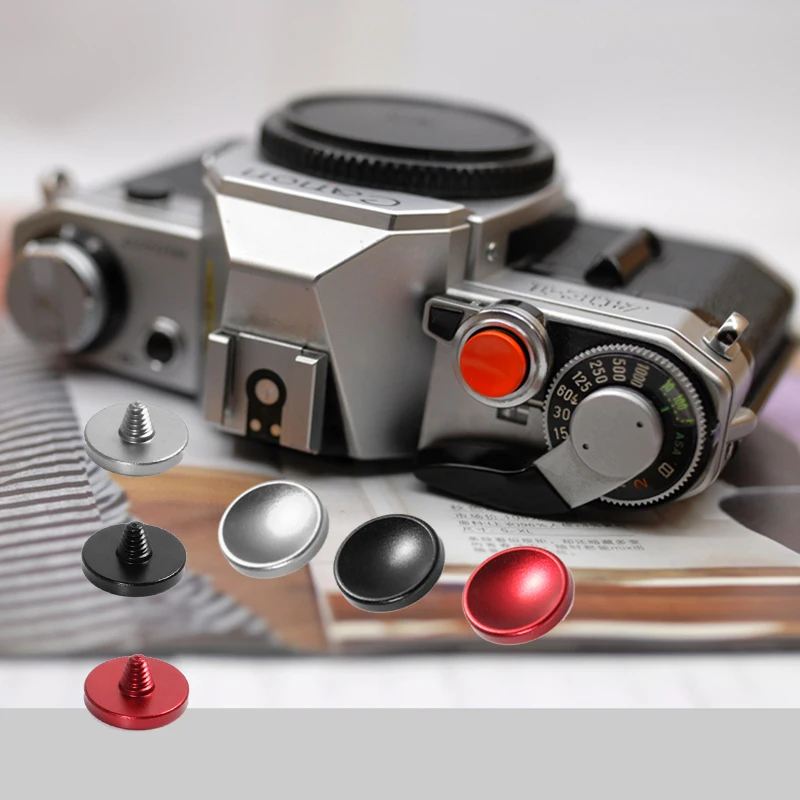Кнопка спуска затвора CADEN 3 шт. 11 мм вогнутая кнопка для камер Nikon DF M2 F3 Canon новый с