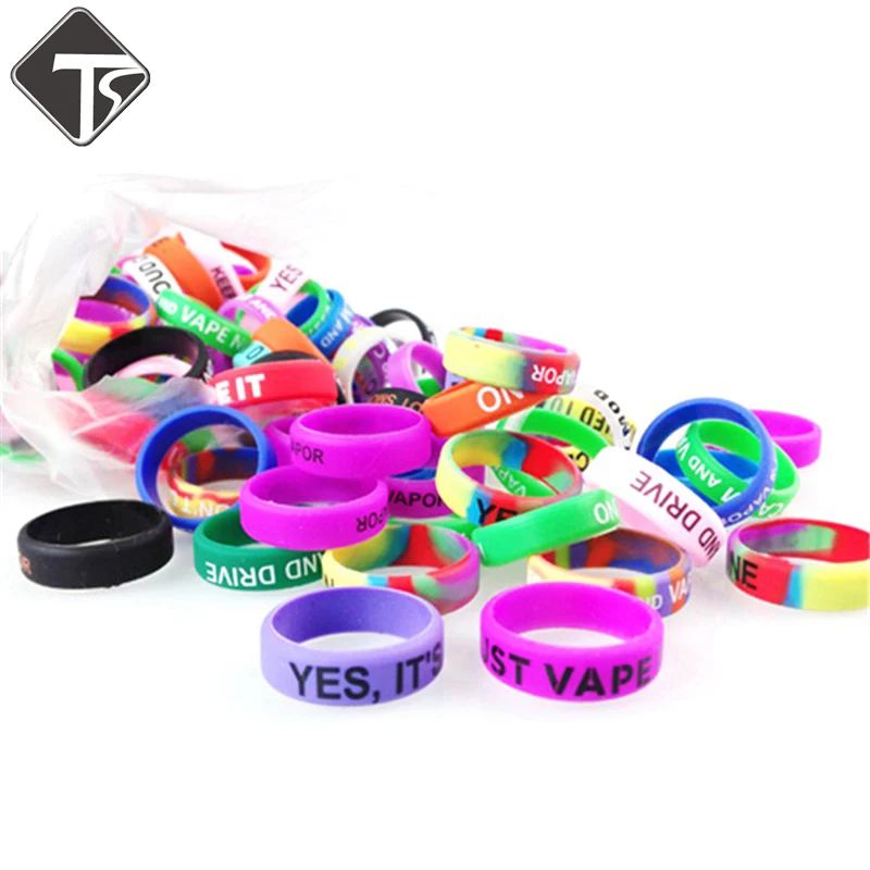 Newest Non-Skid MOD Silicone Ring Electronic Cigarette Silicon Vape Ring For Mechanical Mods E Cig Silicone Rings