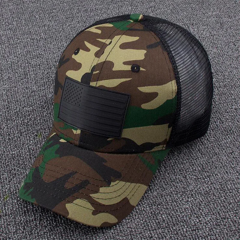 Seioum Camo Сетки Бейсболка Мужчины Камуфляж Кости Мужской Летом Шляпу Армии Cap