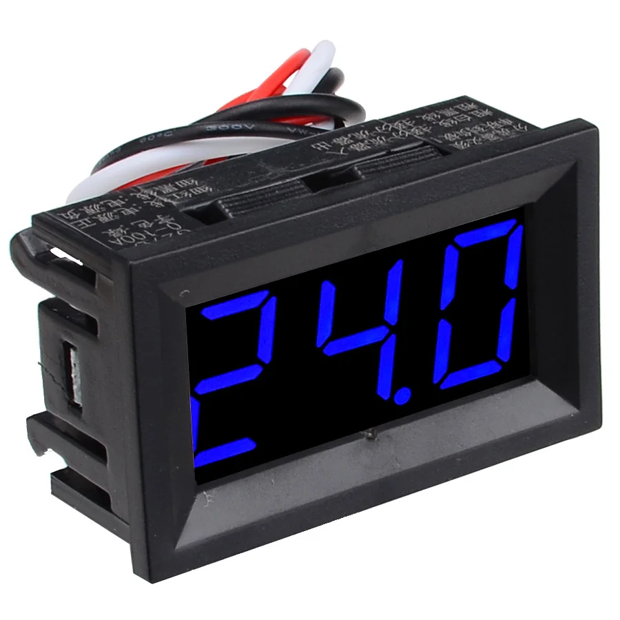 10 шт./лот DC0 10A/50A/100A цифровой дисплей Амперметр 4 провода 0 56 &quotСветодиодная трубка