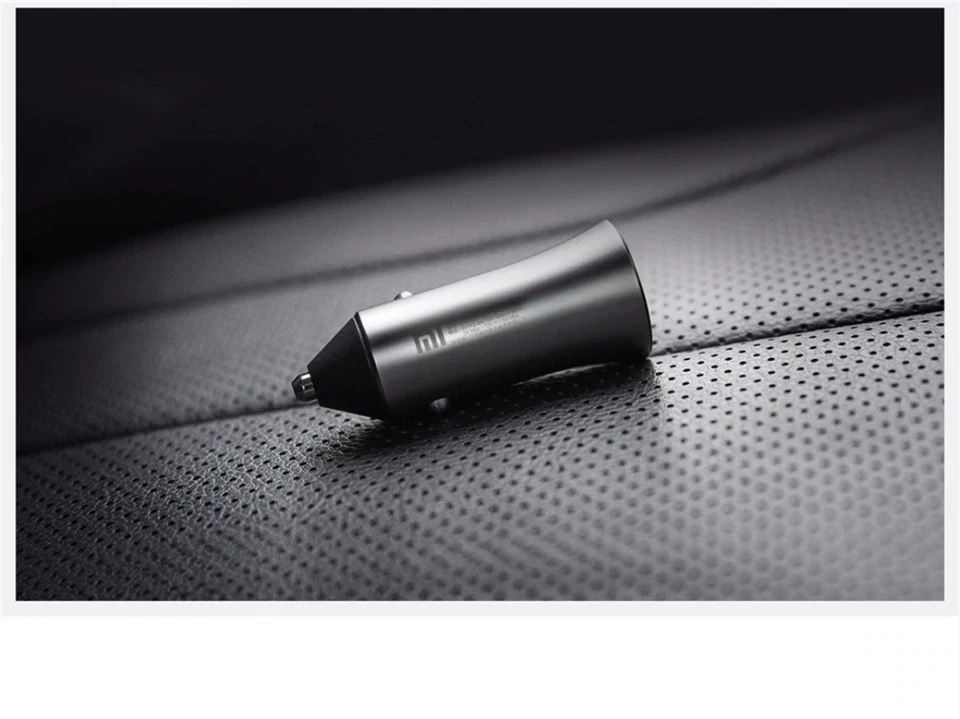 Новая версия Xiaomi Mi автомобильное зарядное устройство двойной USB быстрая зарядка 5