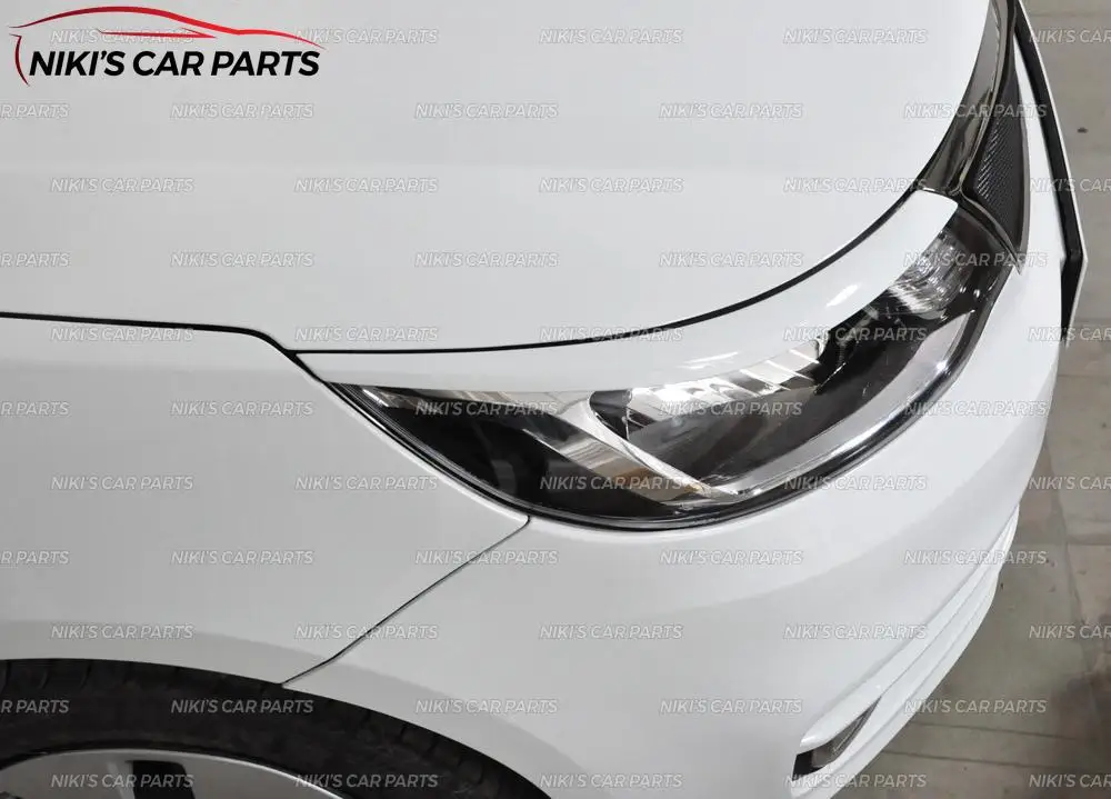 Брови на фары для Kia Rio III- ABS пластиковые реснички ресницы формовочные украшения автомобиля Стайлинг тюнинг аксессуары
