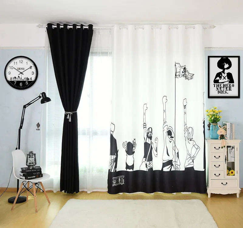 2x оконная драпировка для детской комнаты занавески окон Тюлевое покрытие 200 см x