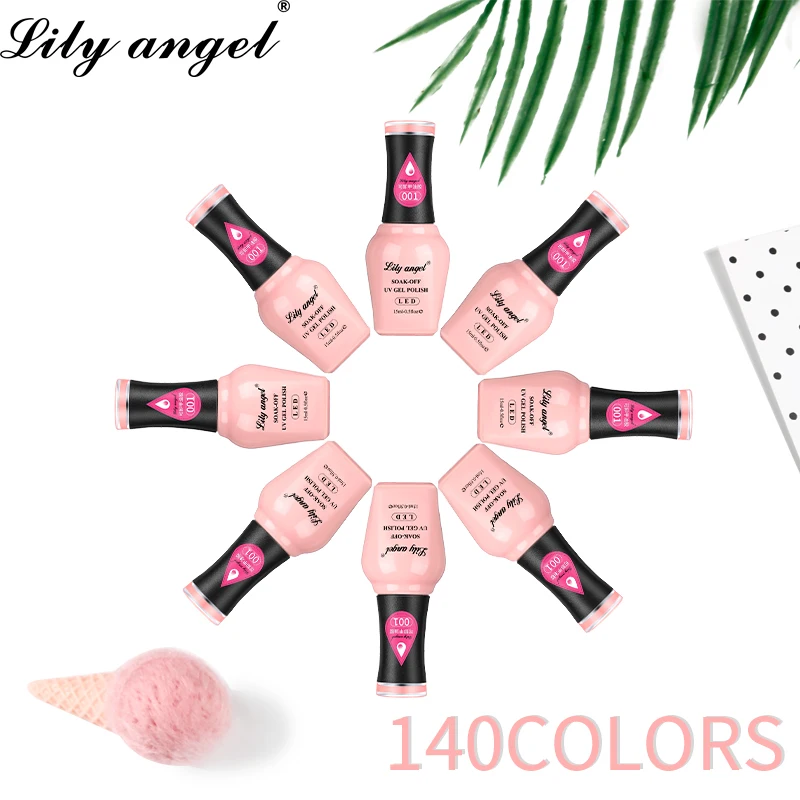 Гель-лак для ногтей Lily angel УФ-гель 15 мл 140 цветов на выбор 37-72 | Красота и здоровье