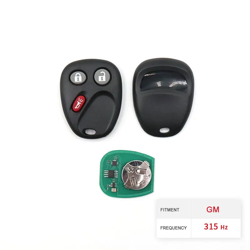 Dzanken 3 кнопки дистанционного ключа автомобиля 315 МГц для GM 2003 2004 2005 2006 2007 Cadillac CTS и