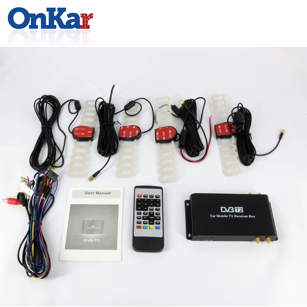 ТВ-приставка ONKAR DVB-T2 MPEG4 4 антенны поддержка пульта дистанционного управления USB