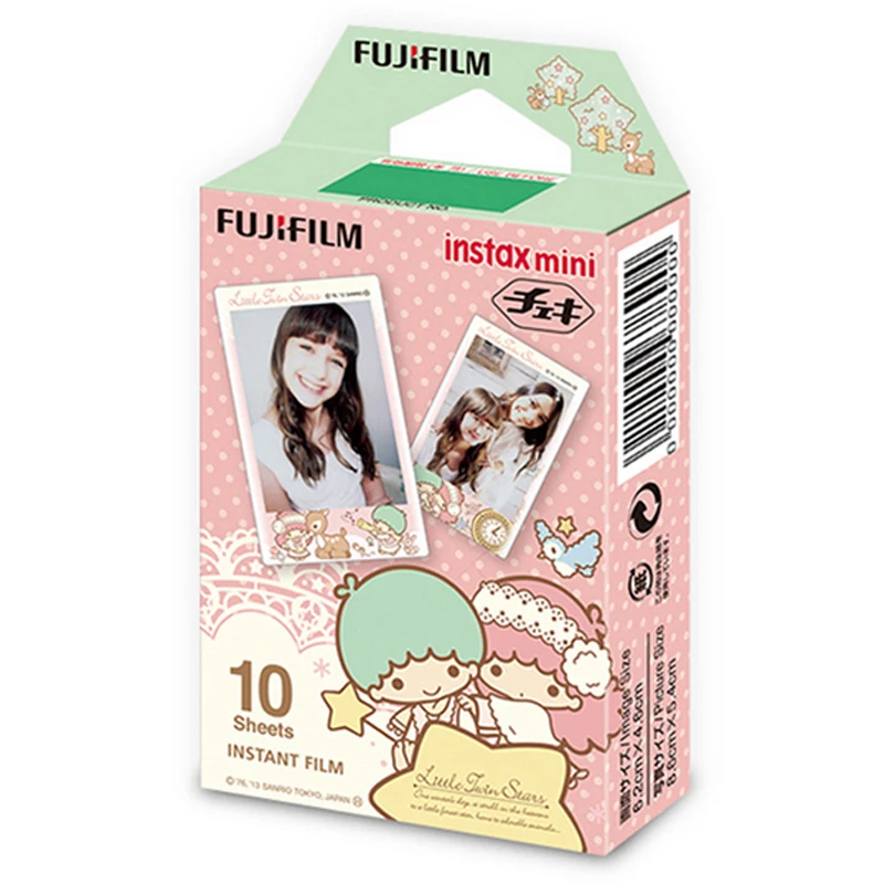 Пленка Fujifilm Instax Mini Little Twin Stars Instant 50 для Fuji 7s 8 + 9 25 50s 70 90 300 SP 1 2 принтера|instax mini|fujifilm