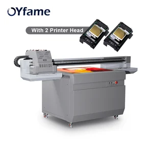 Планшетный УФ-принтер OYfame для широкоформатного УФ-принтера, для чехол для телефона стекла, кожи, акрила, с головкой принтера XP600