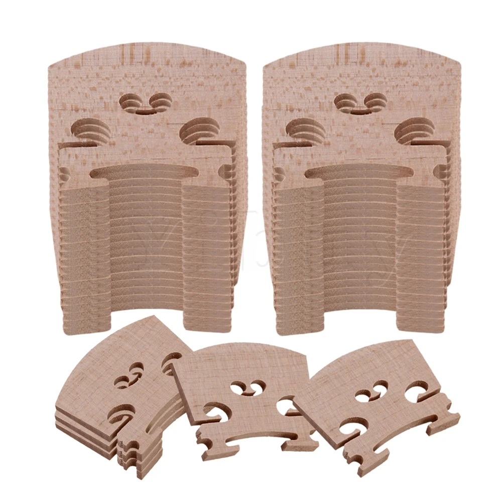 Yibuy Burlywood Maple скрипичный мост для 4/4 полноразмерной упаковки 60|Детали и аксессуары