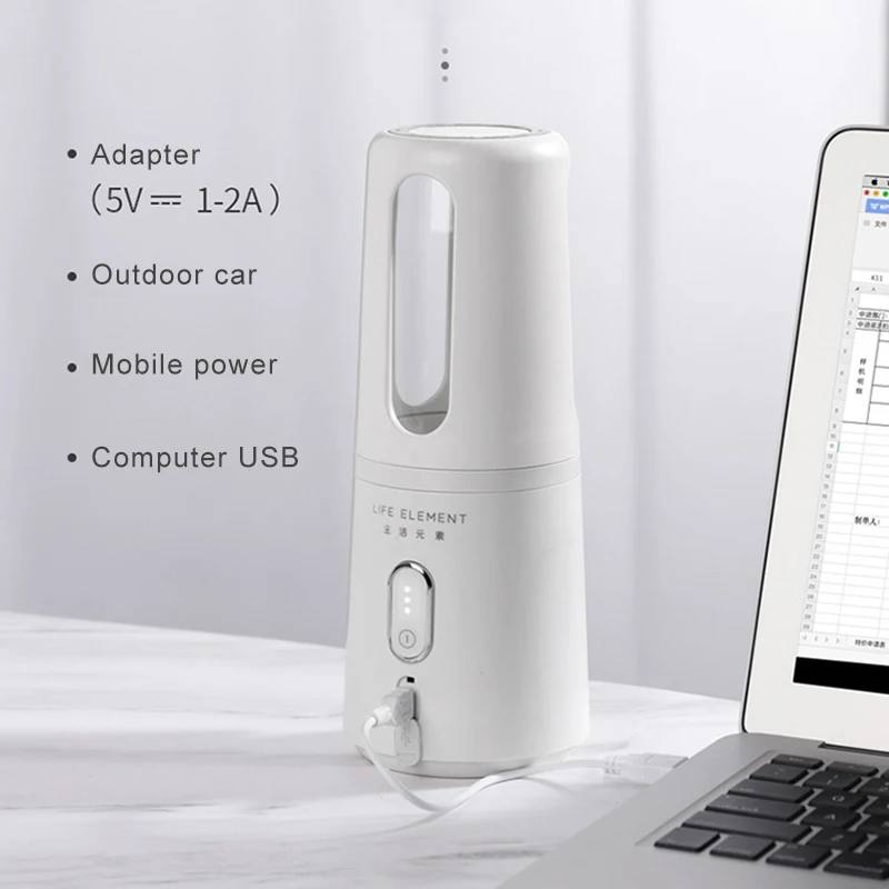 Портативная USB электрическая домашняя соковыжималка для фруктового шлака для сока, разделительный фильтр, соковыжималка, молочный встряхиватель 300 мл, блендер