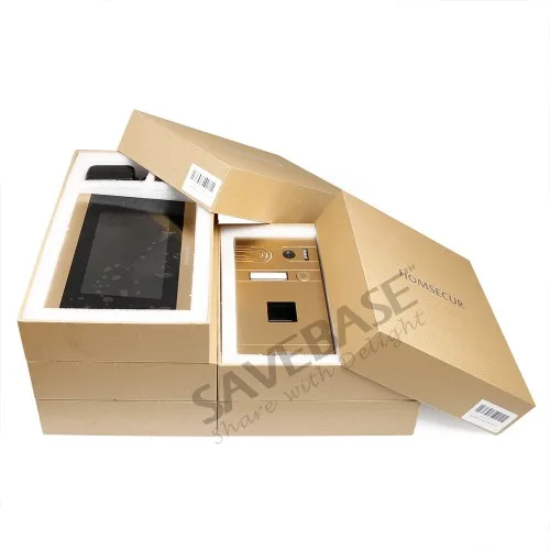 HOMSECUR 7 &quotВидеодомофон Система + Монитор с Сенсорным Экраном для Квартиры BC061-G BM715-G