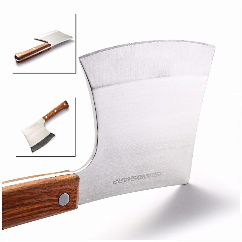 Grandsharp Кливер нож из нержавеющей стали топор китайская кухня шеф повара