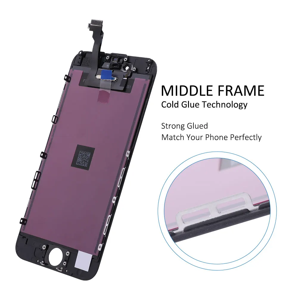 elekworld grade for iphone 5 6 7 8 x lcd display screen module touch digitizer replacement glass phone lcd screen no dead pixel free global shipping