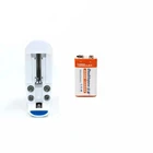 1 шт. 1000 мАч Li-Ion 9 в перезаряжаемые батареи для детекторов дыма Беспроводные микрофоны + универсальное 9 в AA AAA 18650 умное зарядное устройство