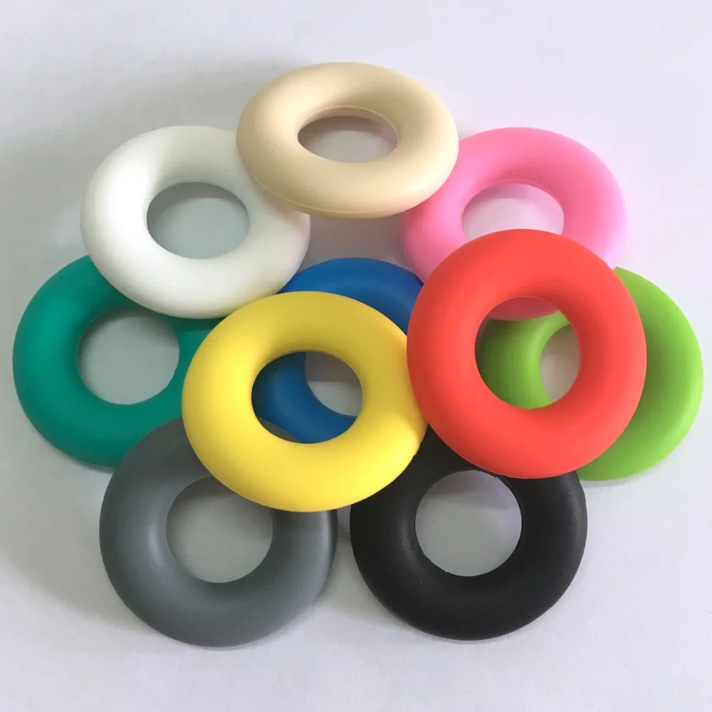 Силиконовые шарики-пончики для грызунов нетоксичны без БФА 100% пищевого качества