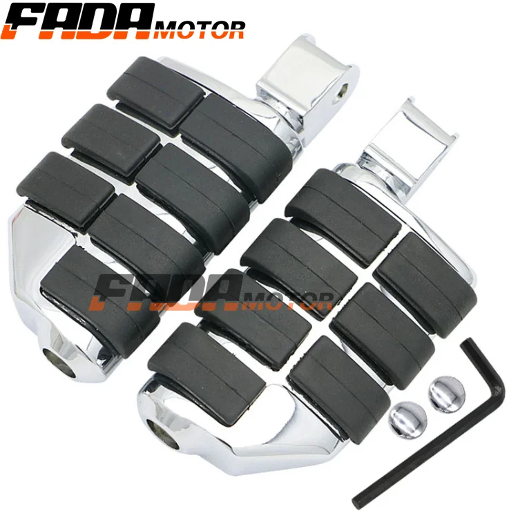 

Front Foot Pegs Footrest for Honda VTX 1800CF 1300C 02-09 Shadow VT1100 Sabre Spirit 99-07 ACE Aero VT750 00-15 (098)