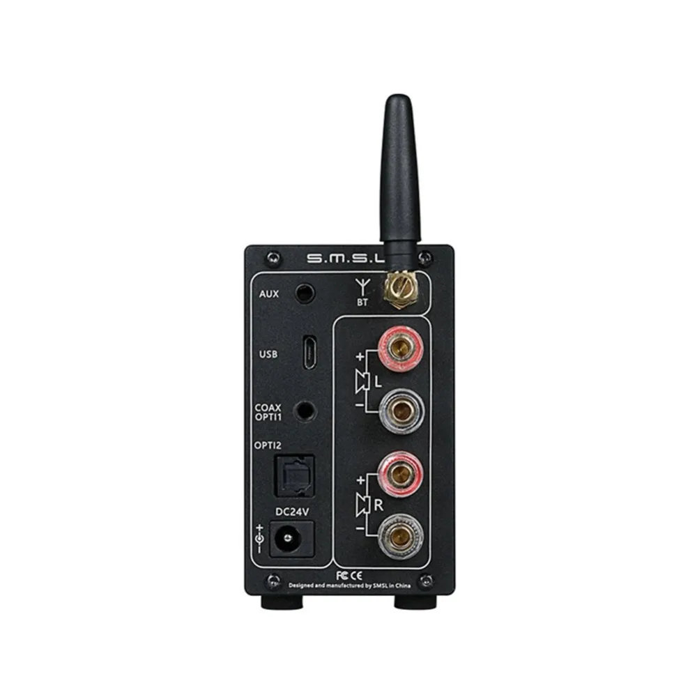 SMSL AD18 V3.1 80 Вт * 2 hi fi аудио стерео DSP полный цифровой усилитель мощности Bluetooth 4 Apt X USB