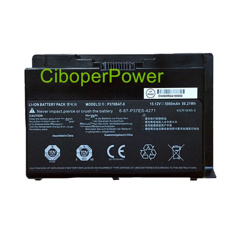 Оригинальное качество P370BAT 8 6 87 P37ES 427 для P370EM P370SM P370SM3 XMG P723 W724|Аккумуляторы