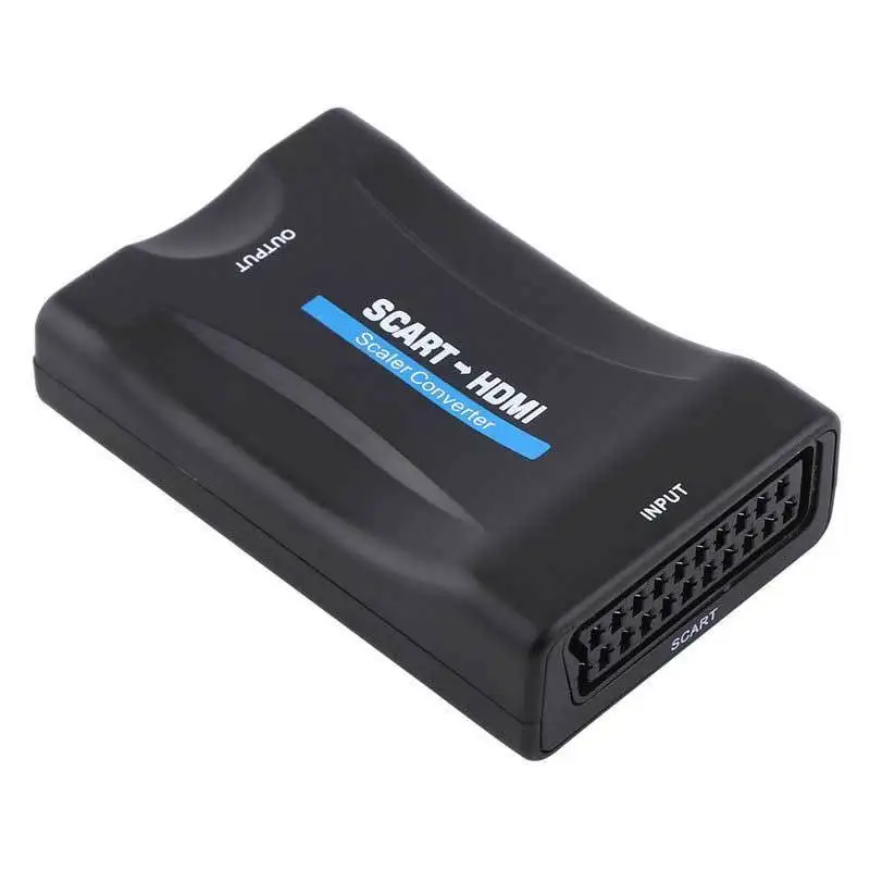 MEMTEQ SCART К HDMI видео аудио высококлассный конвертер адаптер 1080P HD TV DVD SKy Box Цифровой