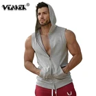 Мужской Топ без рукавов, для фитнеса, бодибилдинга, Повседневная жилетка, 2018