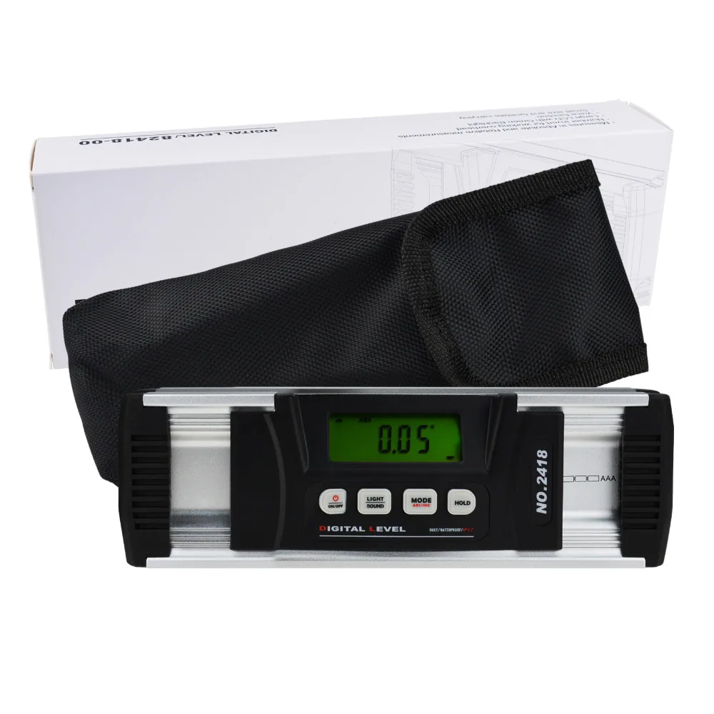 Цифровой строительство угловой видоискатель Инклинометр IP67 с магнитной v паз