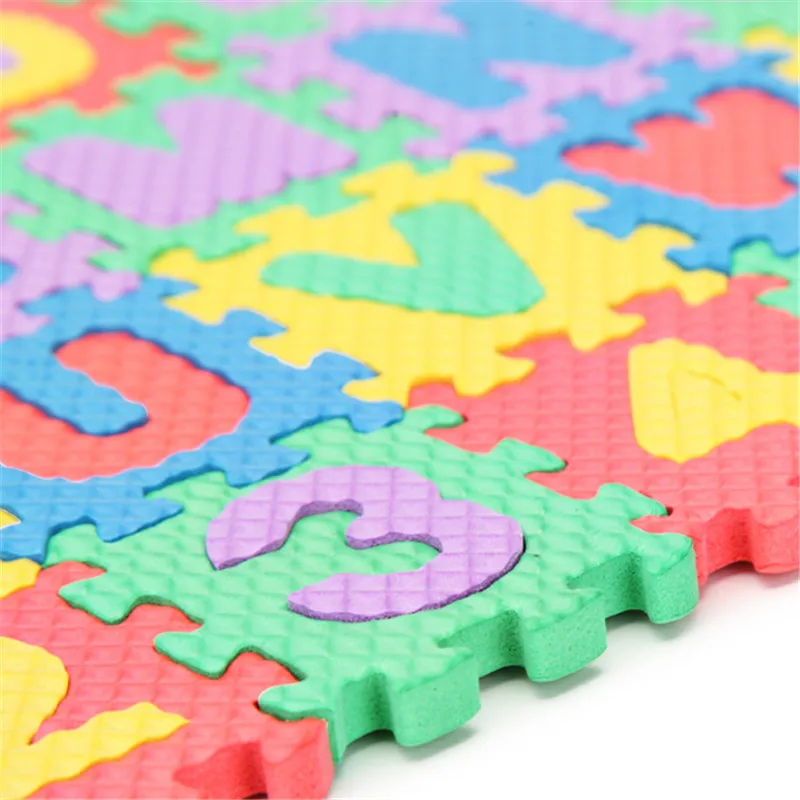 72 шт. детский игровой коврик для детей мини EVA пены числа буквы алфавита 3D