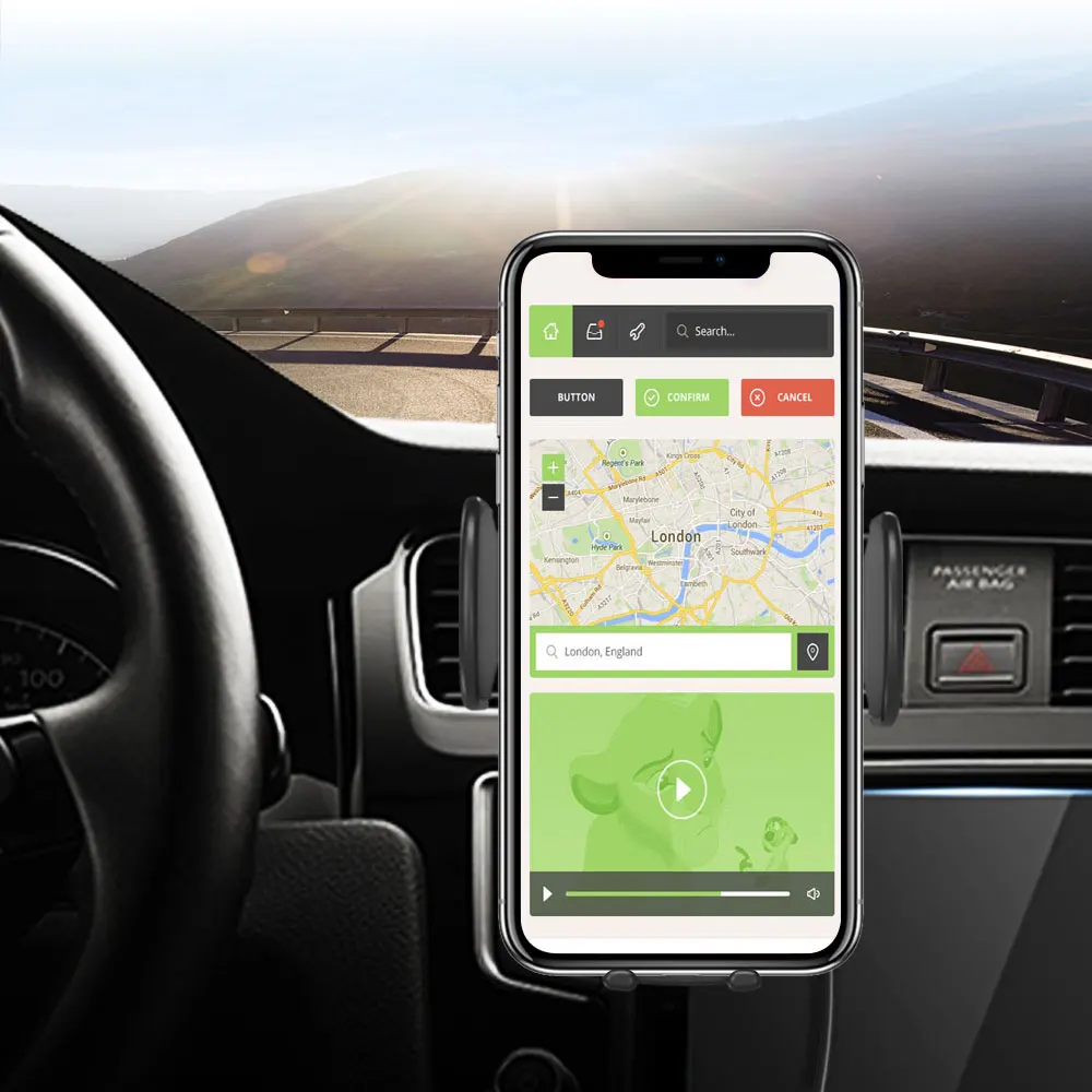 10 Вт беспроводное автомобильное зарядное устройство для iPhone XS Max Быстрая