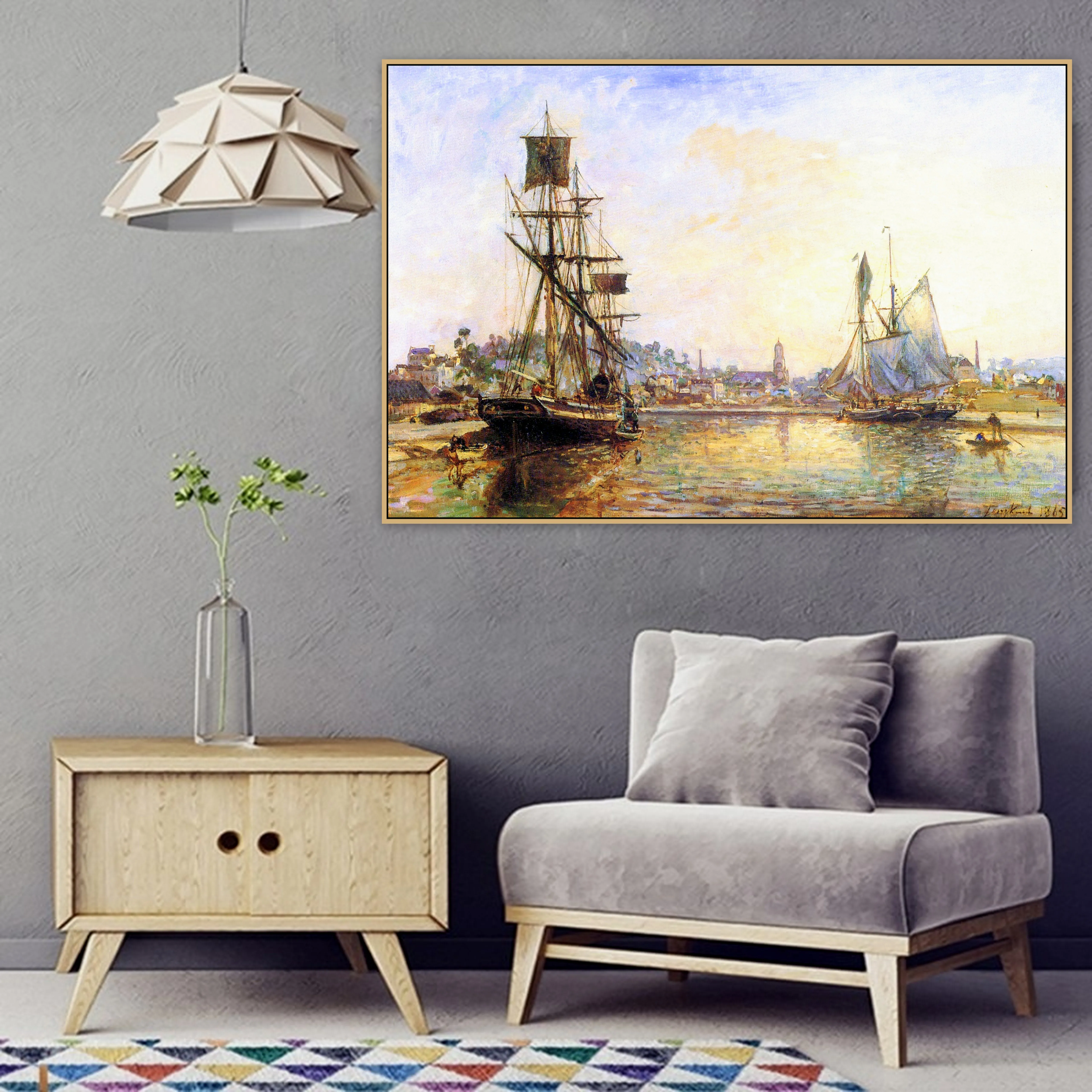 Monet The honflower Port2 известный старинный Импрессионистский художник Клода Моне