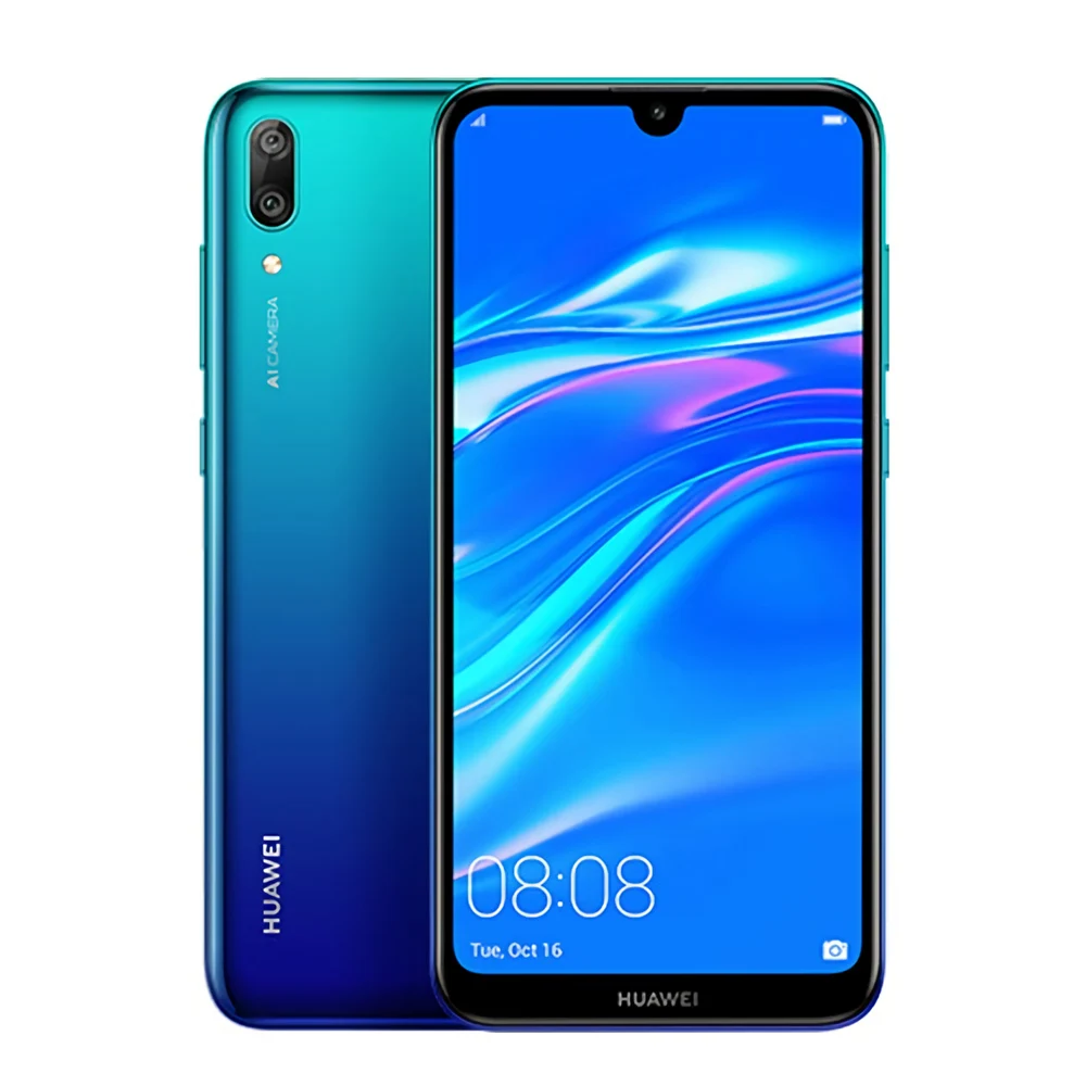 Глобальная версия 2019 HUAWEI Y7 Pro Face ID 6 26 дюймов HD 3 ГБ ОЗУ 32 Гб ПЗУ Восьмиядерный Android 8