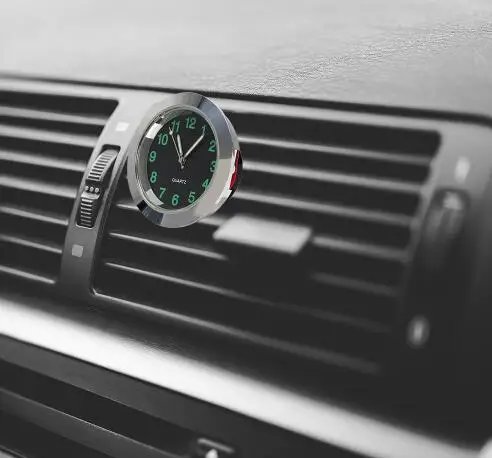 Автомобиль вентиляционное отверстие клип часы украшение автомобиля Мини
