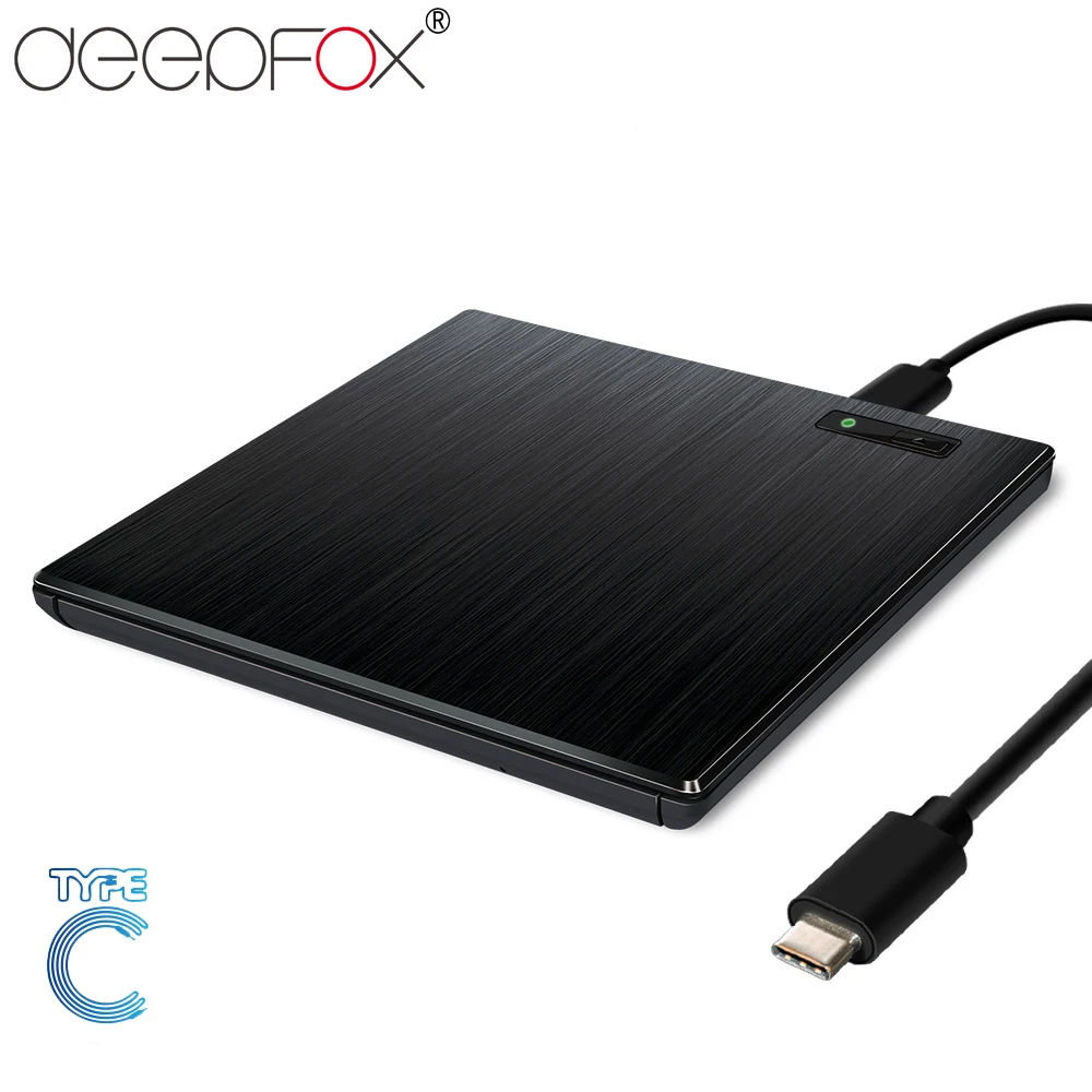 Внешний чехол для оптического привода DeepFox 9 5 мм Type C SATA мобильного телефона