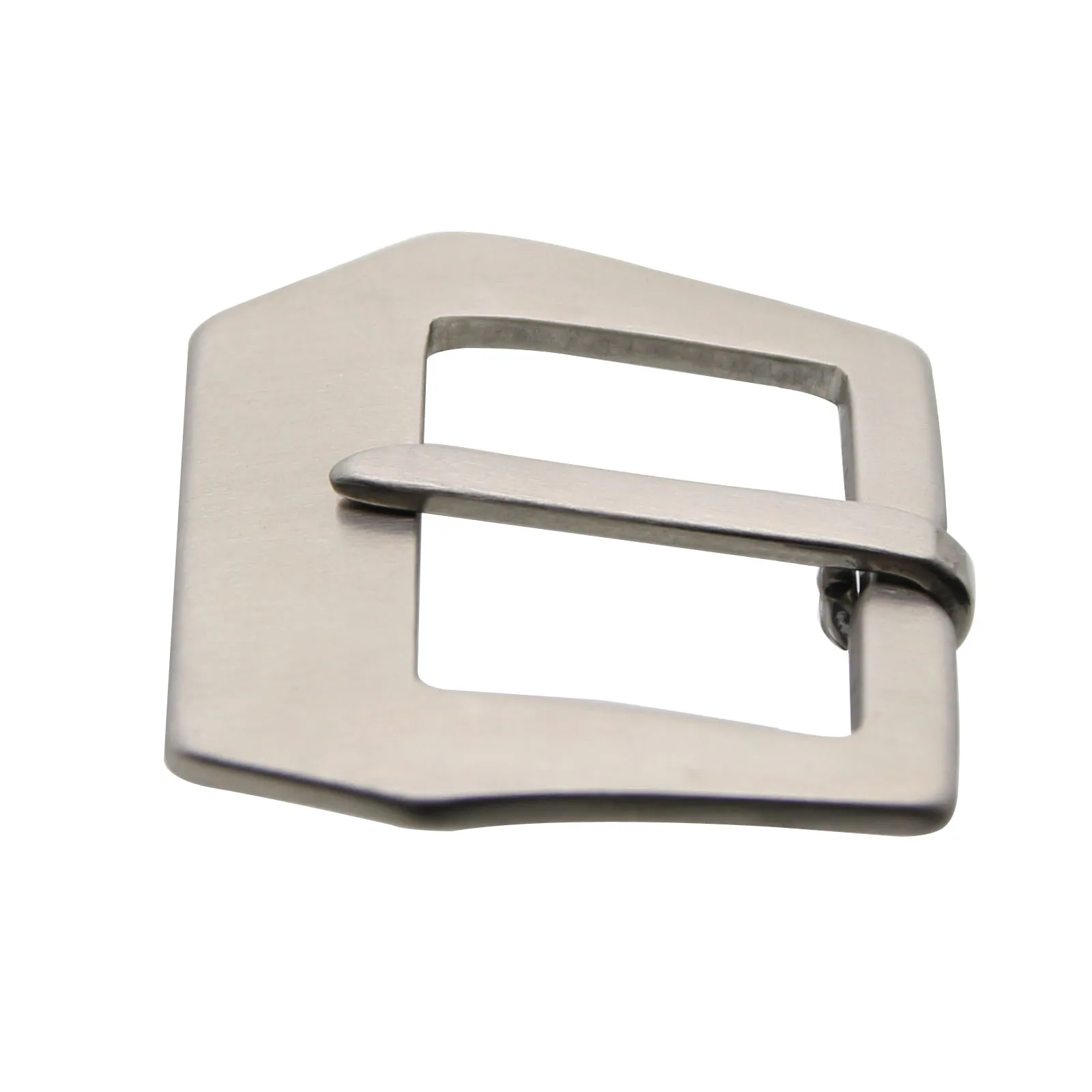 ZLIMSN Free Shipping 100Pcs Watch Buckle 20 22 24 26 28mm Pure Soild Stainless Steel Watchband Clasp Silver Brushed Wholesale