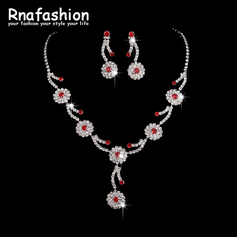 RNAFASHION 2018 женский модный роскошный свадебный ювелирный набор для леди девушки