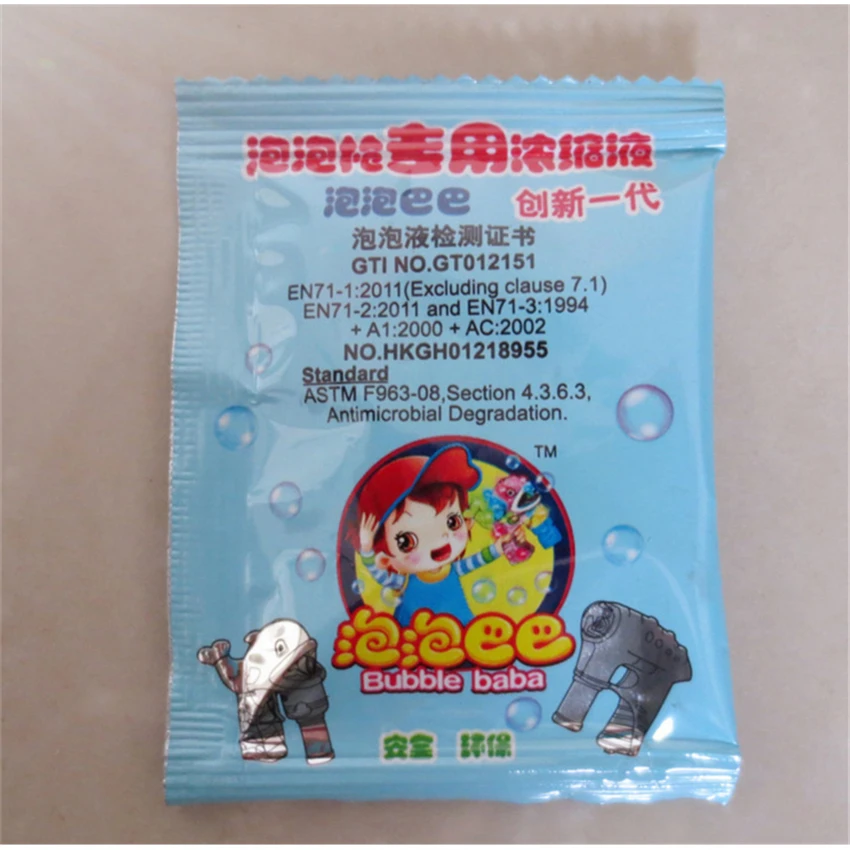 10 мл/упаковка пузырьковая вода концентрат жидкость для пузырьков набор пистолет