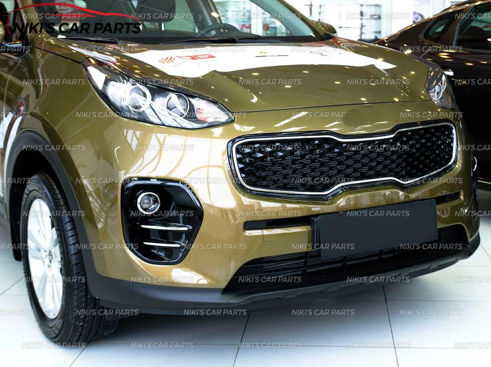 Брови на фары для Kia Sportage IV-ABS пластиковые реснички ресницы формовочные украшения автомобиля Стайлинг тюнинг аксессуары