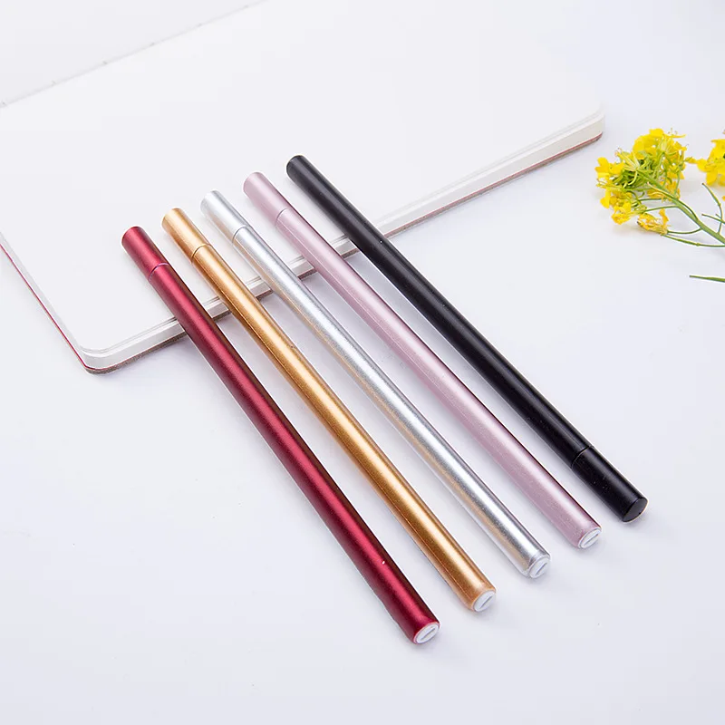 0 5 мм MUJI стиль сплошной гелевая ручка нейтральная милый шариковая PensKawaii Цвет