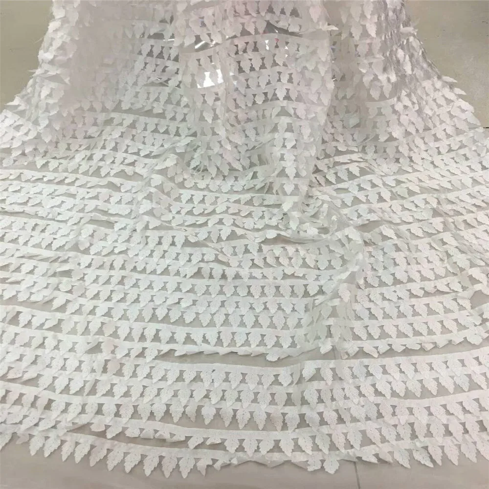 Новое модное белое французское свадебное платье с 3d аппликацией кружевное