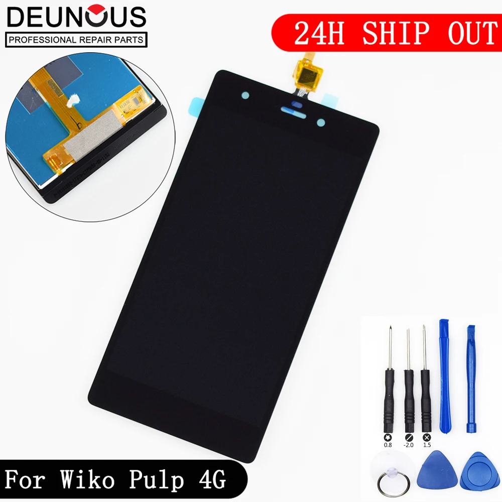 Новинка для Wiko Pulp 4G ЖК дисплей + фотоэлемент Сенсорная панель Бесплатная доставка