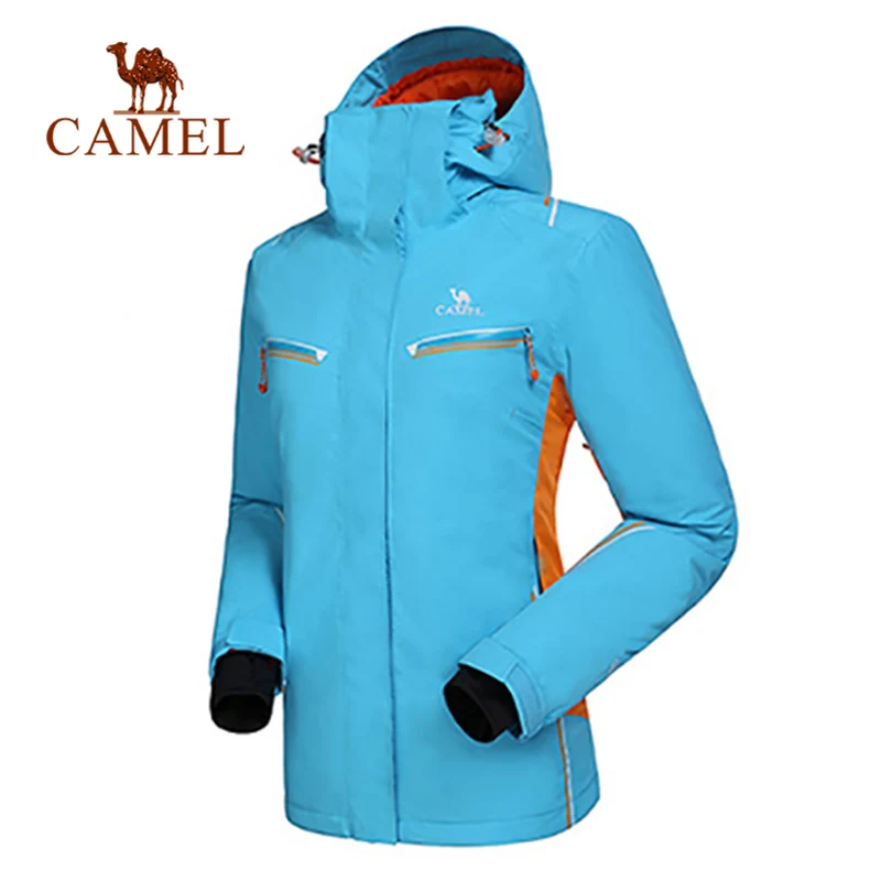 CAMEL мужская и женская зимняя спортивная куртка теплая водонепроницаемая дышащая
