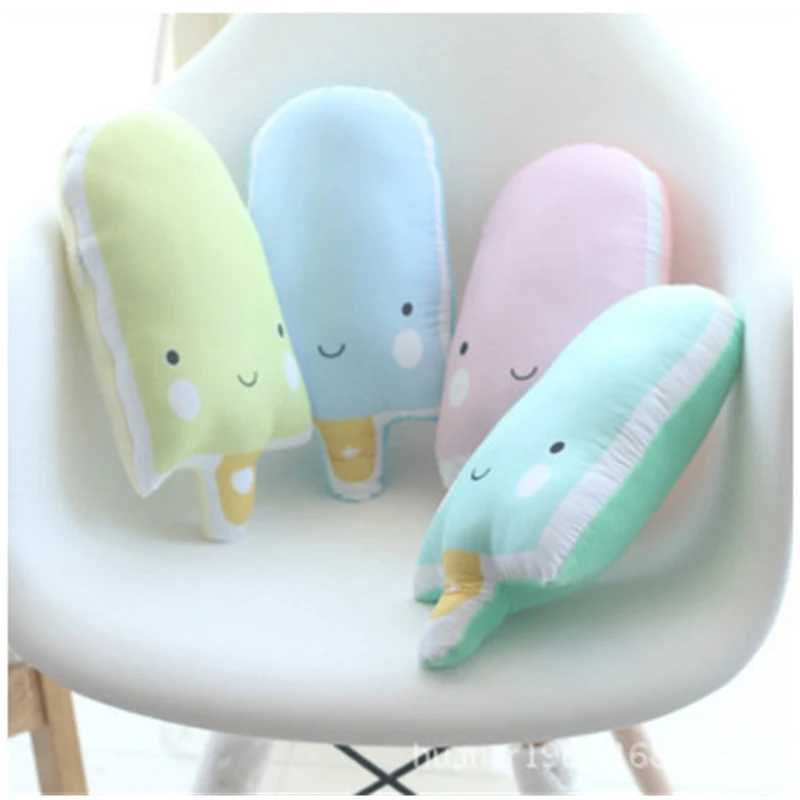 Подушка для мороженого Kawaii летняя мягкая плюшевая подушка автомобиля дивана