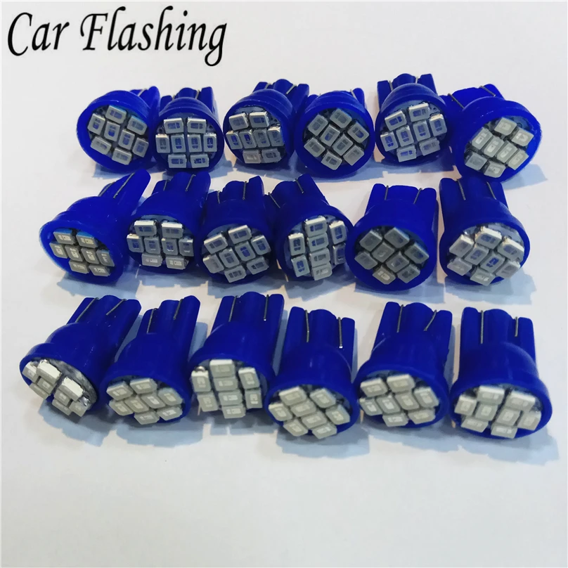 Car Flashing Promotion Led T10 8 smd 1206 8leds 8SMD signal LED Light 194 168 192 W5W 3020 12v blue Wedge Lighting DC lamp | Автомобили и