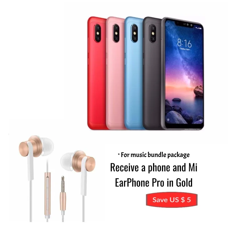Xiaomi Redmi Note 6 Pro 64 ГБ ОЗУ 4 ПЗУ (новый и запечатанный)|Смартфоны| |