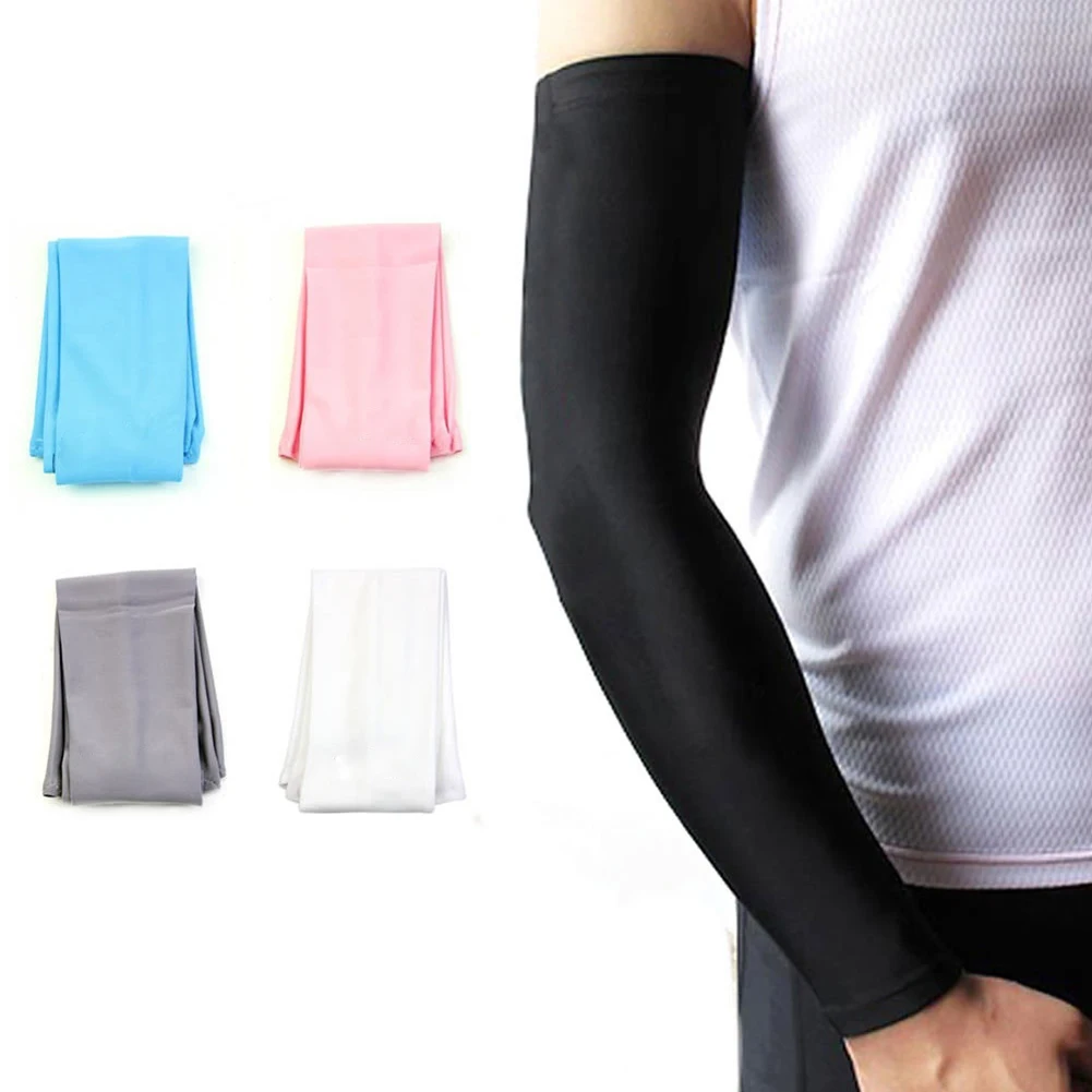 

1 Pair Golf Fishing Climbing Cover Arm Sleeves Sun UV Block Sport Cycling Sleeve
