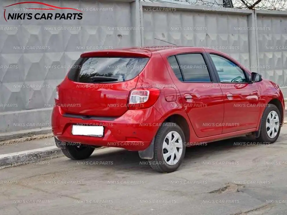 Защитная пластина заднего бампера для Renault Sandero/Stepway- пластик ABS Защитная Накладка порога