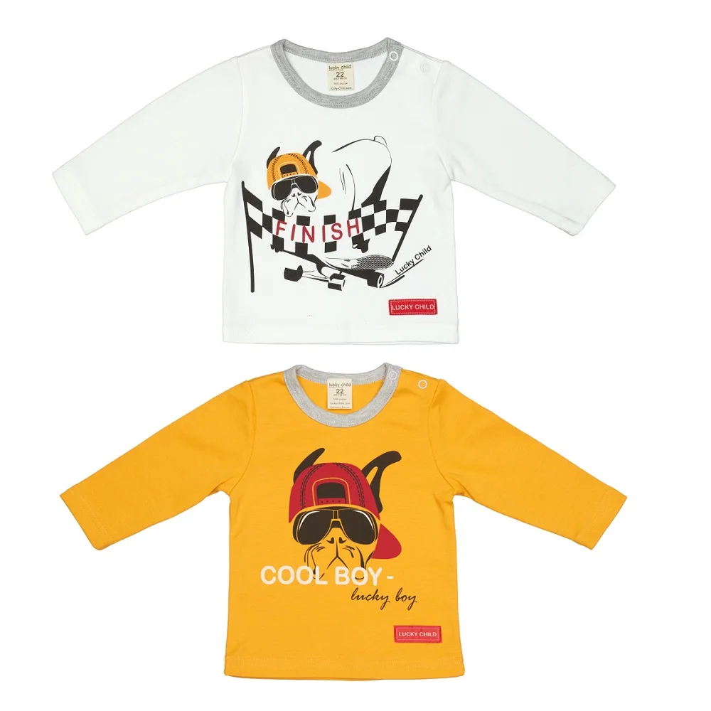 Кофта Lucky Child арт. 44 13 (Крутой парень) [сделано в России доставка от 2 х
